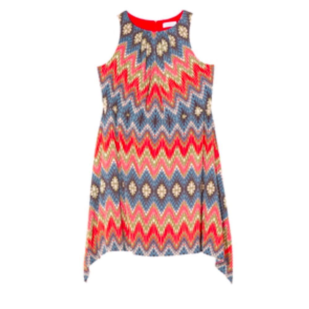 Valencia Sleeveless Sharkbite Fit and Flare Dress 3X